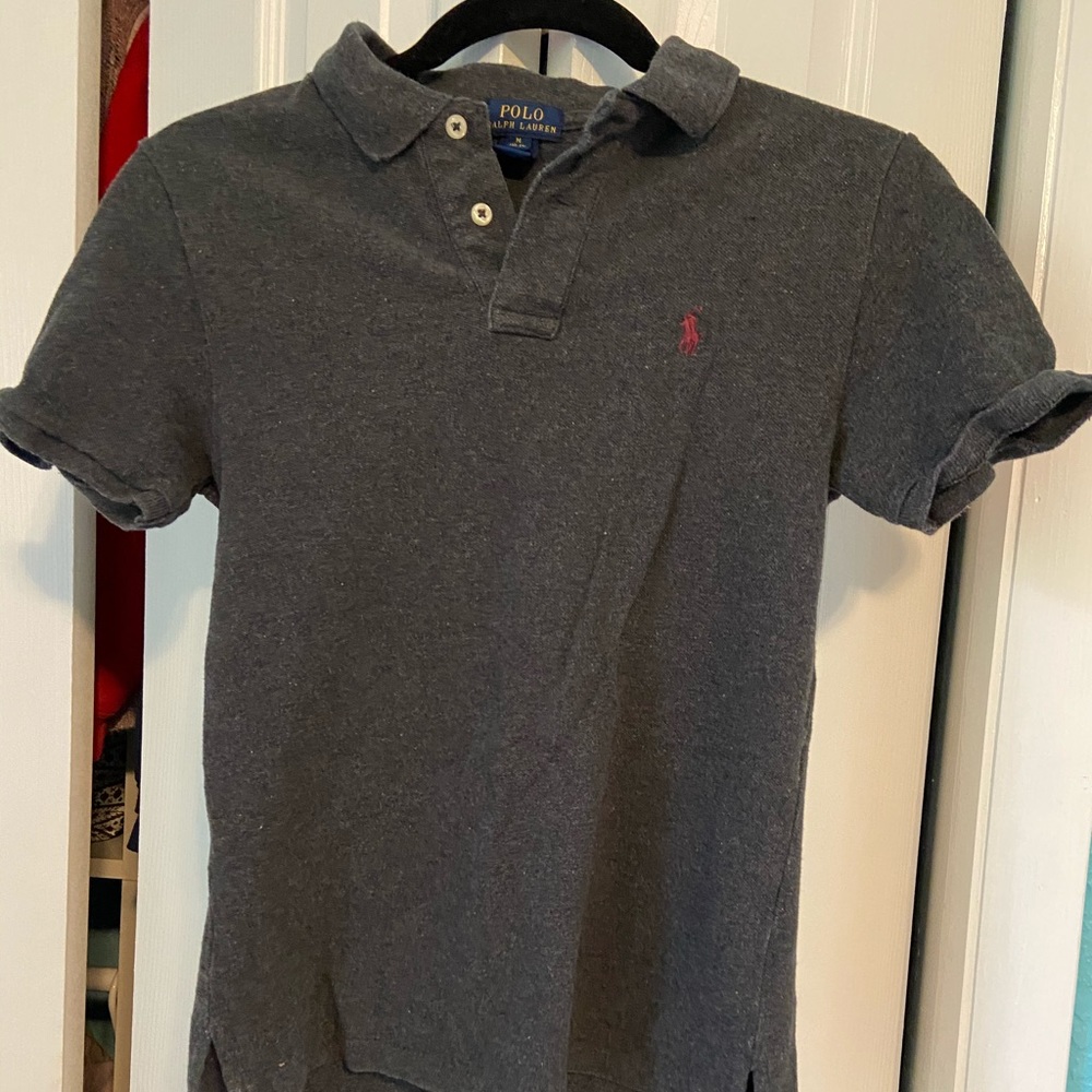 Grey Polo for boys